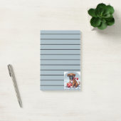 Aardige Boxer Puppy in Besneeuwde Landschap Post-it® Notes (Kantoor)