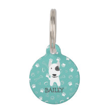 Aardige Bull Terrier Hond Aanpasbare Naam