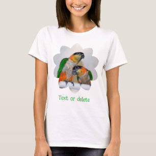 Aardige Caique Papegaai Aquarel Kunst Persoonlijk T-shirt