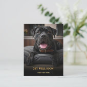 Aardige Cane Corso Beterschap Briefkaart (Staand voorkant)