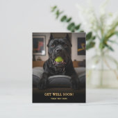 Aardige Cane Corso Beterschap Briefkaart (Staand voorkant)