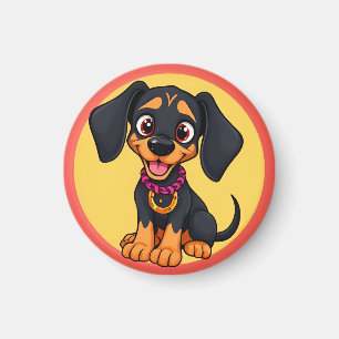 Aardige Cartoon Puppy Magneet