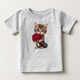 Aardige cartoon-stijl kitten