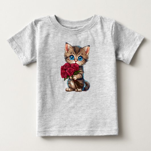 Aardige cartoon-stijl kitten (Voorkant)