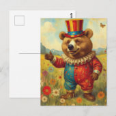 Aardige Circusbeer Briefkaart (Voorkant / Achterkant)