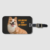 Aardige Corgi Puppy Bagagielabel Bagagelabel (Voorkant (horizontaal))