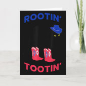 Aardige Cowboy Kat, Rootin Tootin Kat  Kaart (Voorkant)