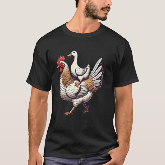 Aardige Eend Kip T-shirt (Voorkant)