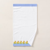 Aardige Eendjes op Wit Bad Handdoek (Handdoek)