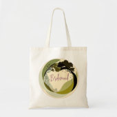 Aardige elegantie bruidsmeisje cadeau tote bag (Voorkant)