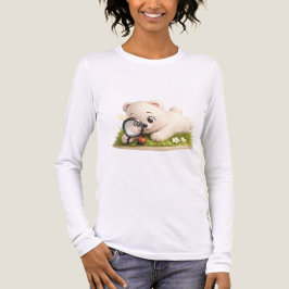 Aardige en Schattige Teddybeer Ontwerp Tri-Blend Shirt