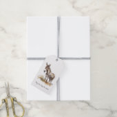 Aardige Ezel Sereniteit, op maat Cadeaulabel (Met Touw)