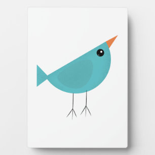 Aardige Fantasievolle Vogel Natuur Kunst Fotoplaat