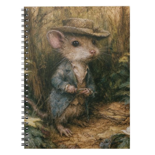 Aardige Fantasy Muis Notitieboek (Voorkant)