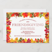 Aardige Friendsgiving-herfst-dinerfeest Kaart (Voorkant)