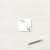 Aardige Groene Rendier Gepersonaliseerd Post-it® Notes (Op bureau)