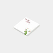 Aardige Groene Rendier Gepersonaliseerd Post-it® Notes (Schuin)