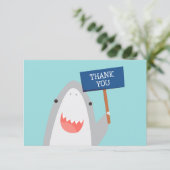 Aardige Haaiensoorten Bedankkaart (Staand voorkant)