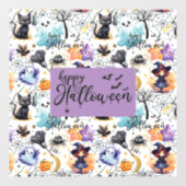 Aardige Halloween Raam Sticker (Vel)