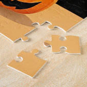 Aardige Heks met Pompoen Legpuzzel (Zijkant)