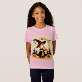 Aardige Heks met Pompoen T-shirt (Voorkant volledig)