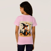 Aardige Heks met Pompoen T-shirt (Achterkant volledig)