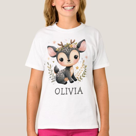 Aardige herten Persoonlijk T-shirt (Voorkant)