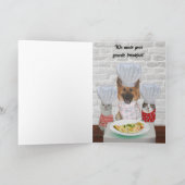 Aardige Hond Aanpasbare Vaderdagkaart Kaart (Binnen)