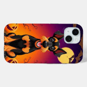 Aardige hond in Halloween scène Case-Mate iPhone Case (Achterkant (horizontaal))