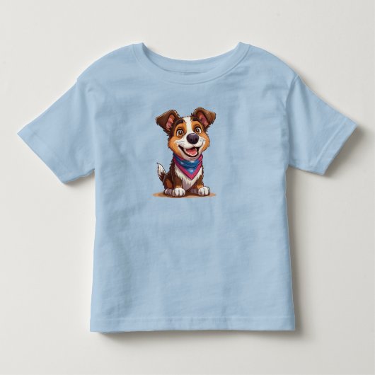 Aardige hond kinder shirts (Voorkant)