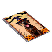 Aardige Hond met Heksenhoed Notitieboek (Rechterzijde)