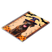 Aardige Hond met Heksenhoed Notitieboek (Linkerzijde)