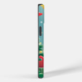 Aardige hond met kerstmuts Case-Mate iPhone case (Achterkant / Rechts)