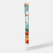 Aardige hond met kerstmuts Case-Mate iPhone case (Achterkant / Links)