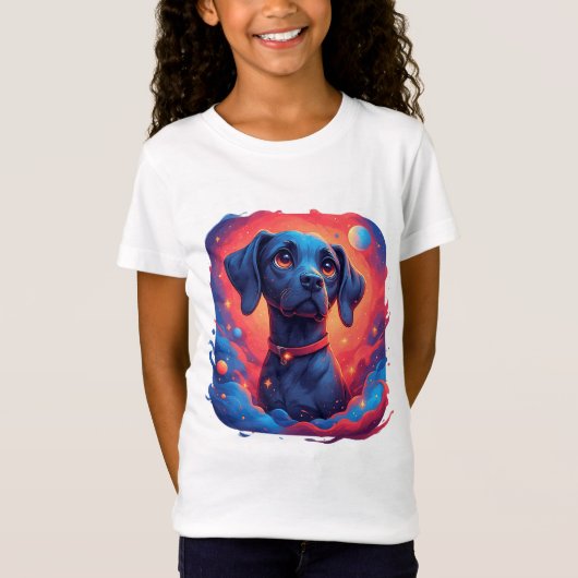 Aardige Hondenportret T-shirt (Voorkant)