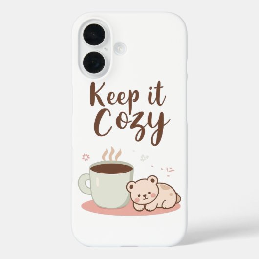 Aardige "Hou het knus" wintergraphic Case-Mate iPhone Case (Achterkant)