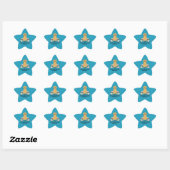 Aardige Journaling Goud Retriever Puppy Ster Sticker (Vel)