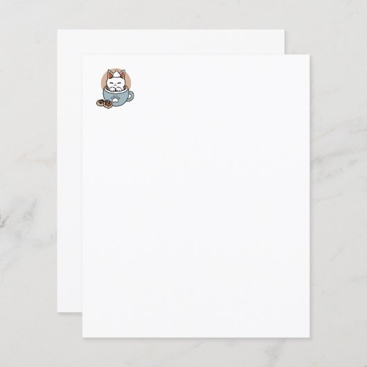 Aardige kat in mok vakantiedesign - Kat & Cocoa (Voorkant / Achterkant)