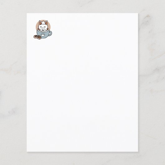 Aardige kat in mok vakantiedesign - Kat & Cocoa (Voorkant)