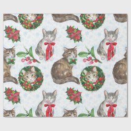 Aardige Kattenkrans Cadeaupapier