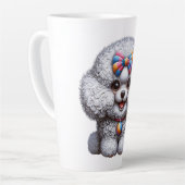 Aardige Kawaii Fantasy Draak Latte Mok (Linkerhoek)