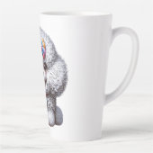 Aardige Kawaii Fantasy Draak Latte Mok (Rechts)