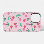 Aardige kersen naadloos patroonontwerp. Vintage il iPhone Hoesje (Achterkant horizontaal)