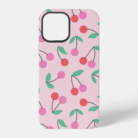 Aardige kersen naadloos patroonontwerp. Vintage il iPhone Hoesje (Achterkant)