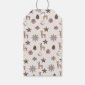 Aardige Kerst Dank u Label Cadeaulabel (Achterkant)