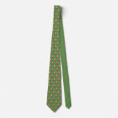 Aardige kerstman, groene Kerst Stropdas (Voorkant)