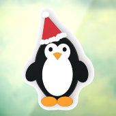 Aardige Kerstpinguïn Raamsticker (Vel 3)