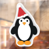 Aardige Kerstpinguïn Raamsticker (Vel 2)