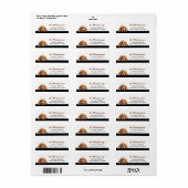 Aardige Kijkende Cocker Spaniel Hond Retouradres Etiket (Full Sheet)