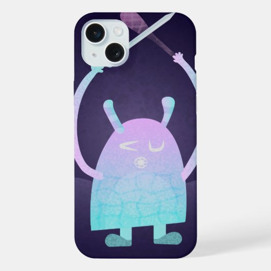Aardige Kinderen Monster Karakter iPhone Hoesje (Achterkant)